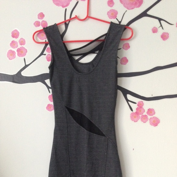 Factory by Eric Hart Mesh Insert Dress