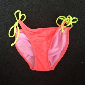 Bright orange/salmon bikini bottoms