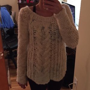 Free people chunky knit sweater