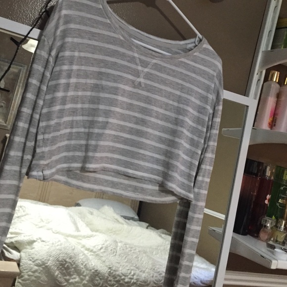Striped crop top