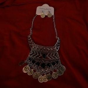 Bohemian Style Coin Necklave