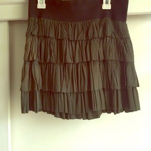 Mini ruffle skirt