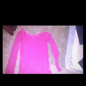Pink shirt it's see thru