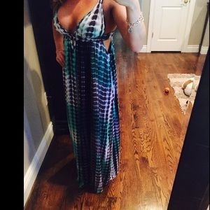 May & July Long Summer Flowy Dress