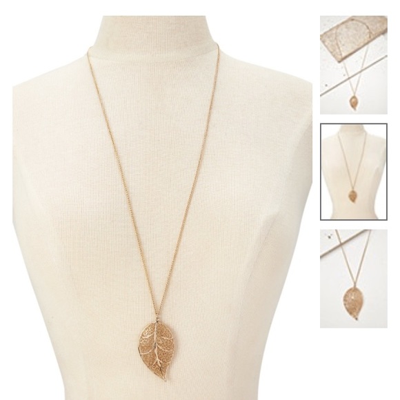 Golden Leaf Necklace