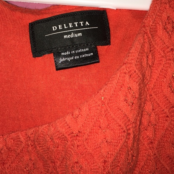 🚫SOLD🚫 Anthropologie Orange dress - Picture 2 of 2