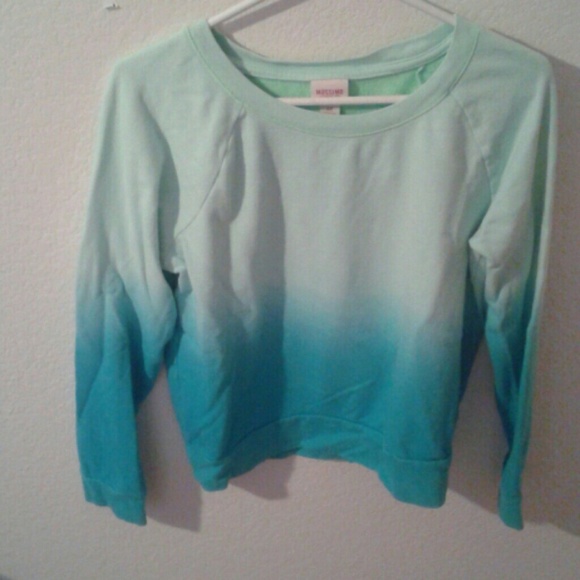 Green-Blue Ombre Sweater
