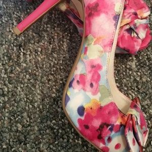Floral heels