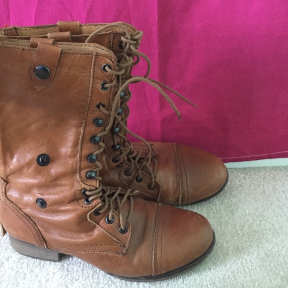 Steve Madden combat boots