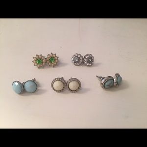 Set of 5 Charlotte Russe Earrings.
