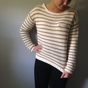 Chunky knitted sweater
