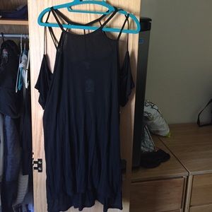 NEW silence and noise UO black strappy top