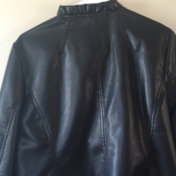 Faux leather jacket, perfect for fall. - Picture 3 of 3