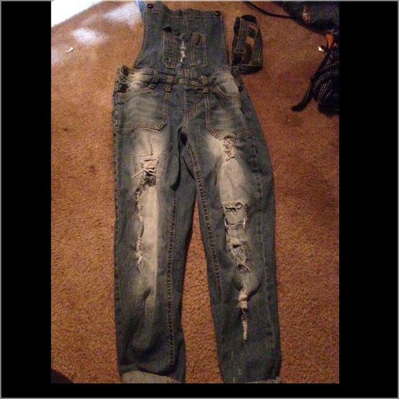 Ripped Overalls