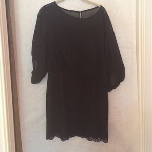 Black laundry dress
