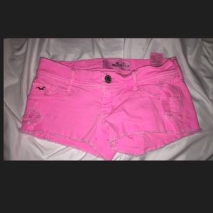 Pink Hollister shorts