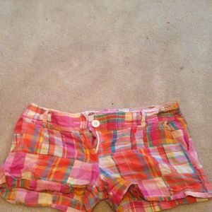 Plaid shorts