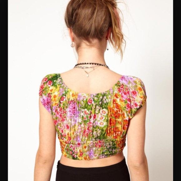 Mink Pink Paint by Numbers Crop Top XS - Picture 2 of 2