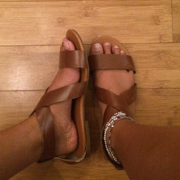 Brown Gladiator Sandals