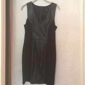 Sanctuary black pleather dress