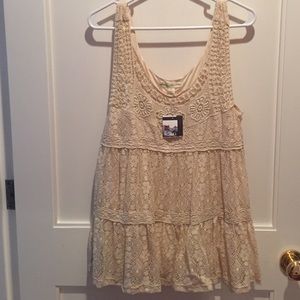 ivory tank top from Urban Outfitters