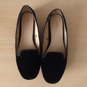 Zara Basic Velvet Flats