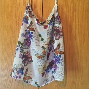 Flower tank top