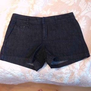 Dark wash denim shorts jorts