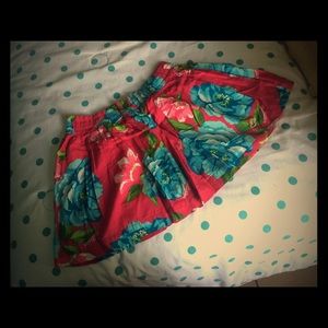 Hollister floral skirt