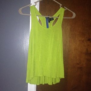 Green tank top