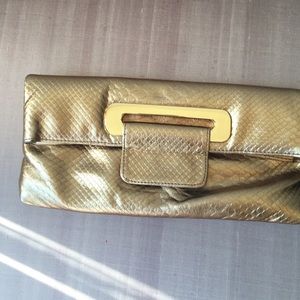 Bronze /gold clutch