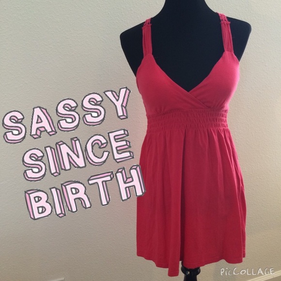 Sassy hot pink sundress!! 💖