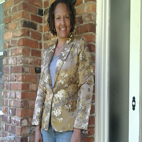 Silk-blend Brocade Blazer