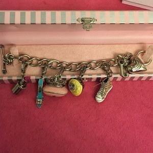 Juicy Couture bracelet with 5 charms