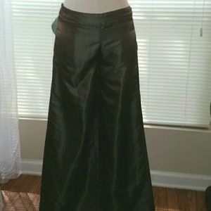 Pants with ties attached