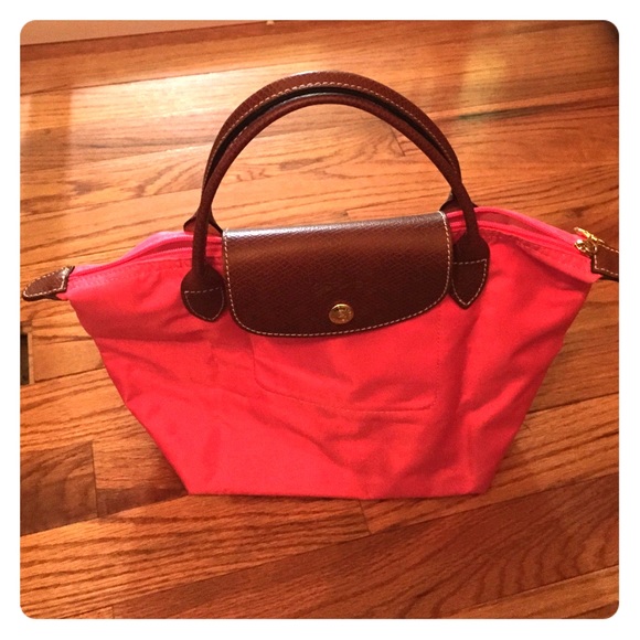 Authentic longchamp le pliage (pink)