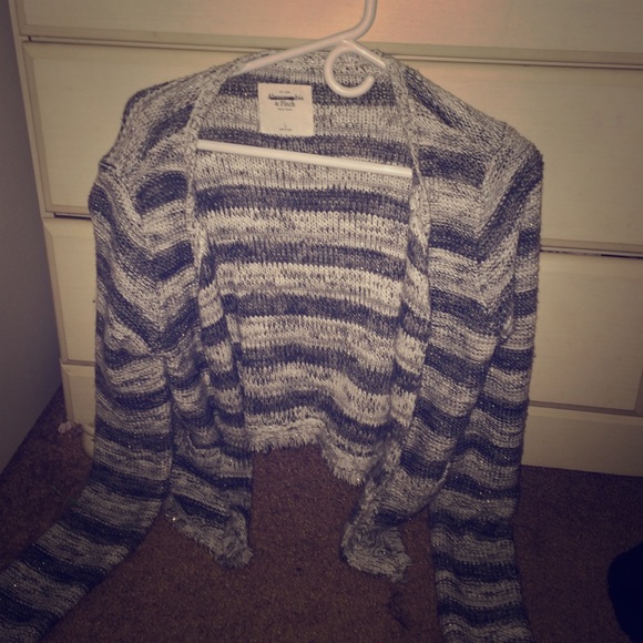 Warm thick Abercrombie sweater/ blazer - Picture 1 of 4