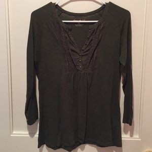 green top from Eddie Bauer