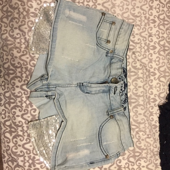 Glitter shorts