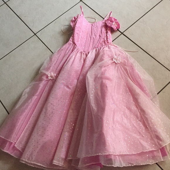 beautiful pink dress used only once!