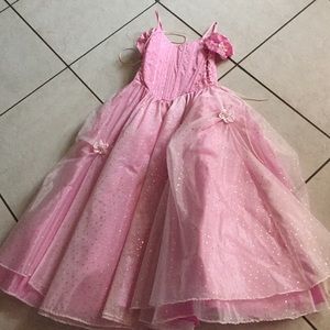 beautiful pink dress used only once!