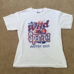 Sideline spirit cheer company try out shirt