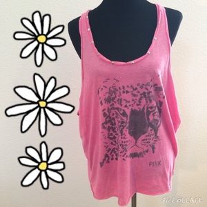 Tiger muscle tank PINK 🎀