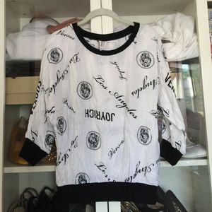Dolman printed top