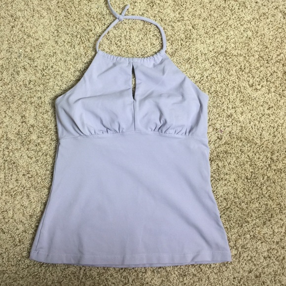 Prana yoga fitness top medium lavender