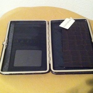 Oversized brown wallet