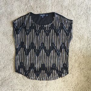 Sequin Miss Me Top.