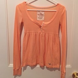 Orange Hollister top