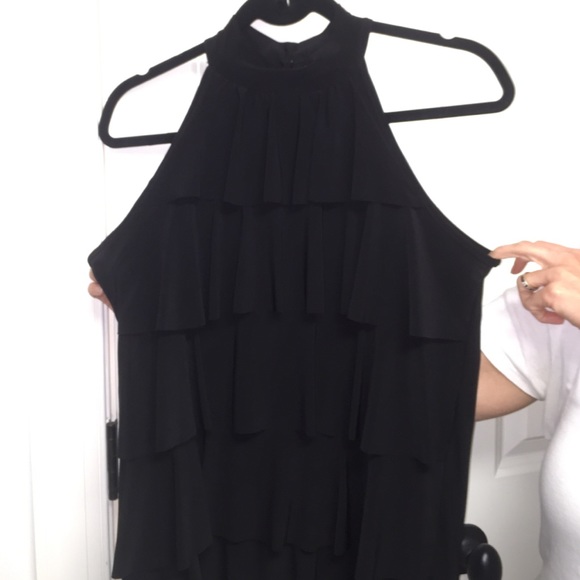 Black layered top