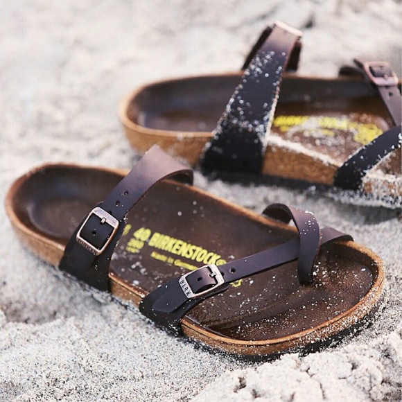 ♡ Birkenstock Mayari oiled leather sandals 35 5 - Picture 3 of 4